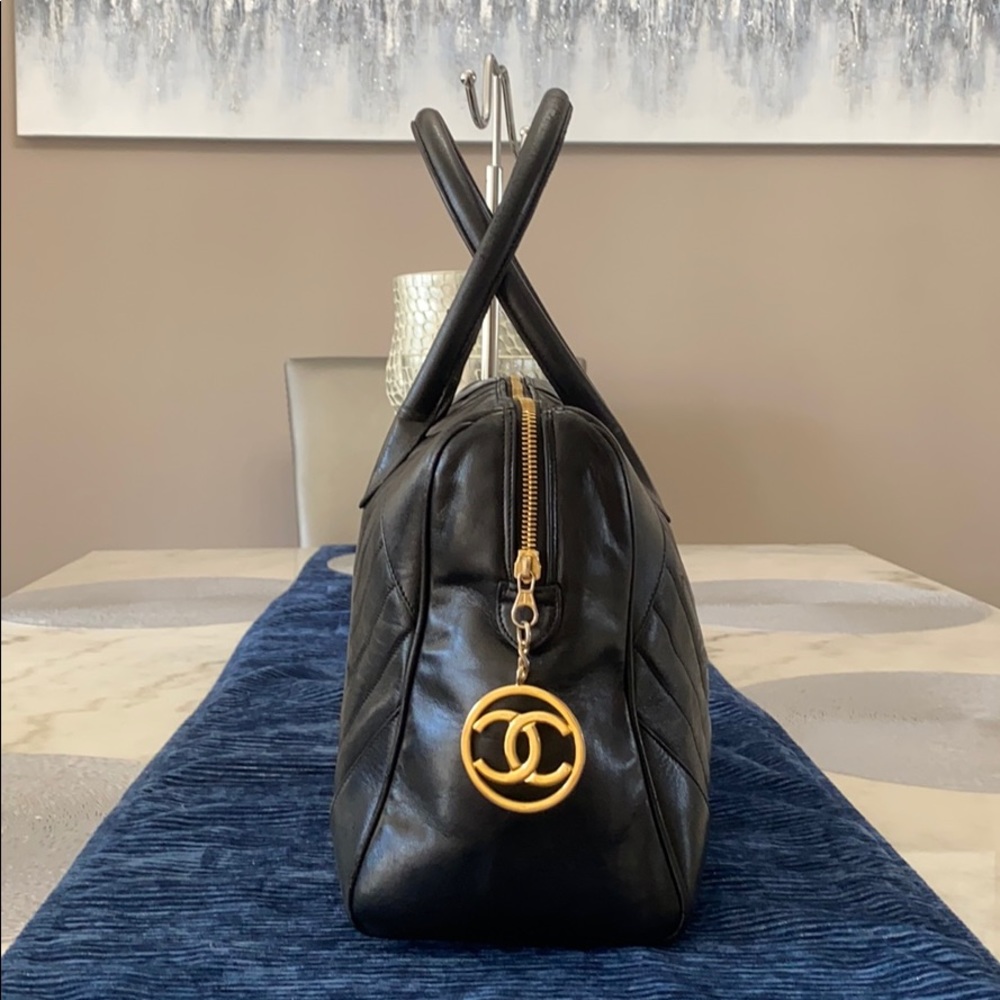 Chanel chevron bag